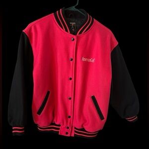 American Girl Hot Pink /Red and Black Jacket